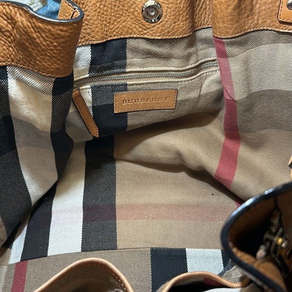 BURBERRY MAIDSTONE leather and nova check shoulder bag - Picture 9 of 15
